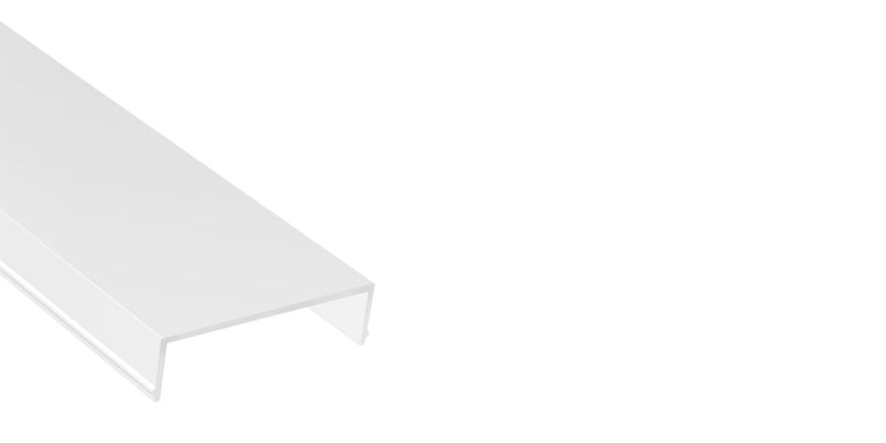 BARTHELME - Abdeckung opal PMMA für LED-Profile CATania 2525 2 m