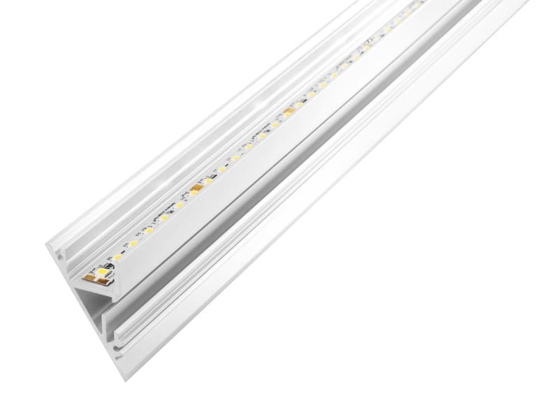 BARTHELME - BARdolino Walllight 2.0 Profil Aluminium pulverbeschichtet RAL 9010 23,3x37,1 mm 2010 mm