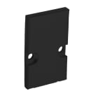 BARTHELME - BARdolino H Endkappenset Aluminium pulverbeschichtet RAL 9005 18,4x30x2 mm