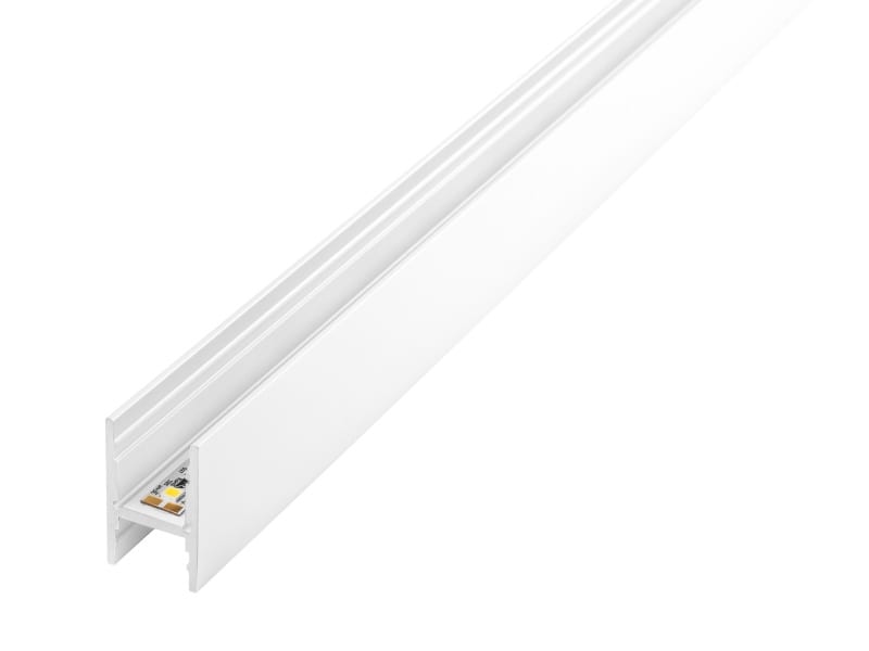 BARTHELME - BARdolino H Profil Aluminium pulverbeschichtet RAL 9010 18,4x30 mm 1000 mm