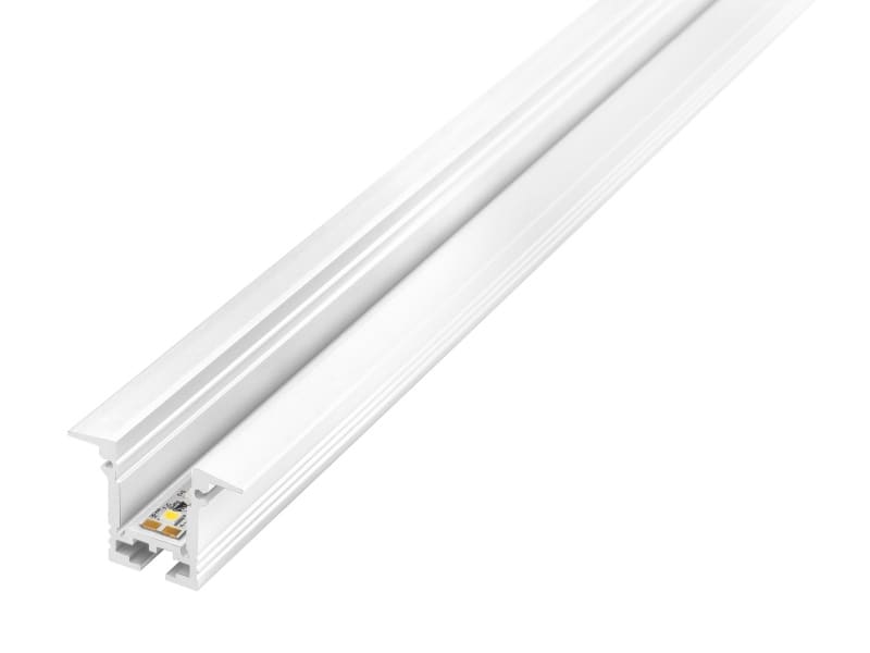 BARTHELME - BARdolino T Profil Aluminium pulverbeschichtet RAL 9010 35x25 mm 3020 mm