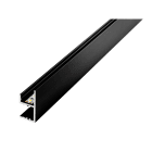 BARTHELME - BARdolino Muro Profil Aluminium pulverbeschichtet RAL 9005 18,4x37,3 mm 1000 mm