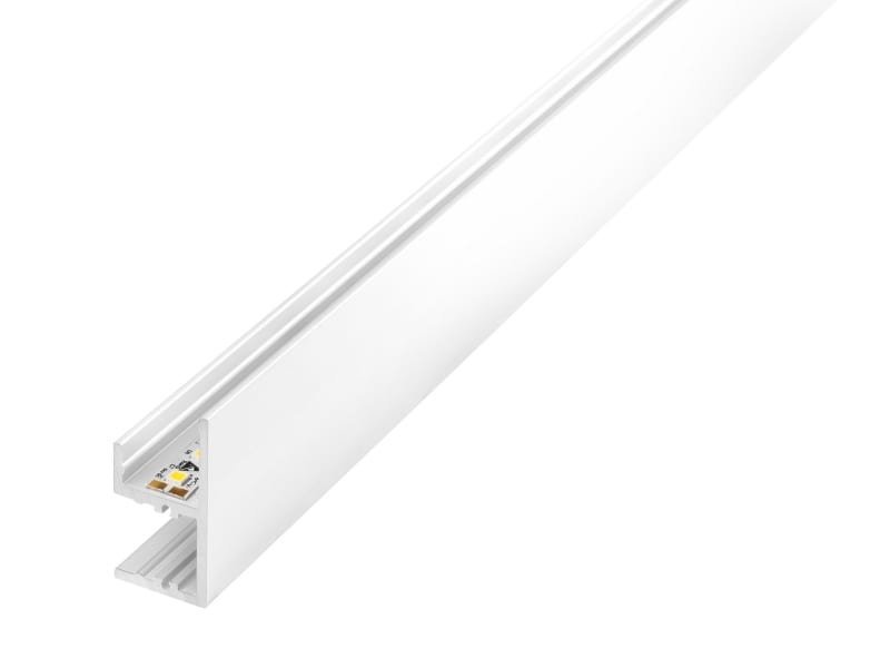 BARTHELME - BARdolino Muro Profil Aluminium pulverbeschichtet RAL 9010 18,4x37,3 mm 1000 mm