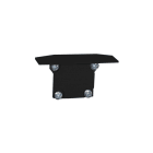 BARTHELME - BARdolino T Endkappe kurz Aluminium pulverbeschichtet RAL 9005 35x25x10 mm
