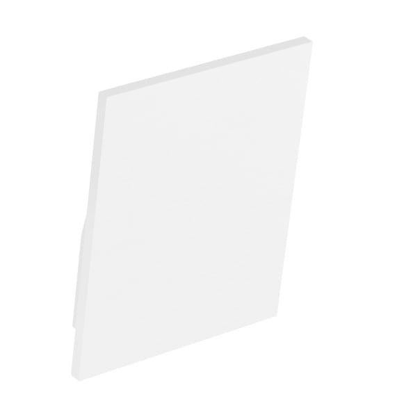 BARTHELME - CATania 4050 Endkappenset Aluminium pulverbeschichtet RAL 9010 40x50x9 mm schraublose Sichtfläche