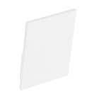 BARTHELME - CATania 4050 Endkappenset Aluminium pulverbeschichtet RAL 9010 40x50x9 mm schraublose Sichtfläche