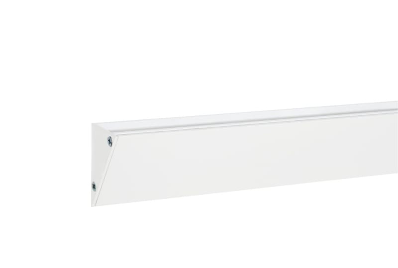 BARTHELME - BARdolino Walllight 2.0 Endkappenset Aluminium pulverbeschichtet RAL 9010 23,3x37,1x2 mm