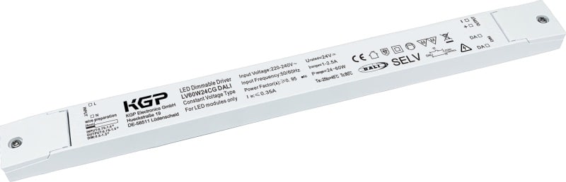 BARTHELME - Netzteil SLIM CV 24 V/DC 1-2,5 A 24-60 W IP20 350x30x18 mm DALI2