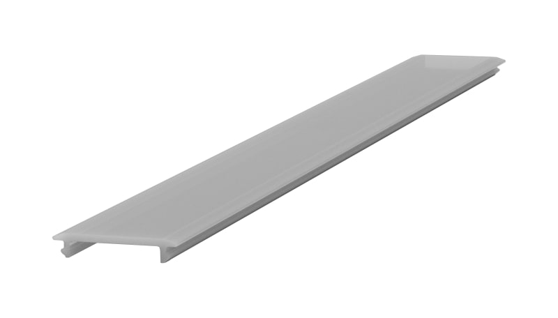 BARTHELME - Napoli 19 NP Nischenprofil Abdeckung PMMA satiniert 17,3x3,2 mm 2000 mm