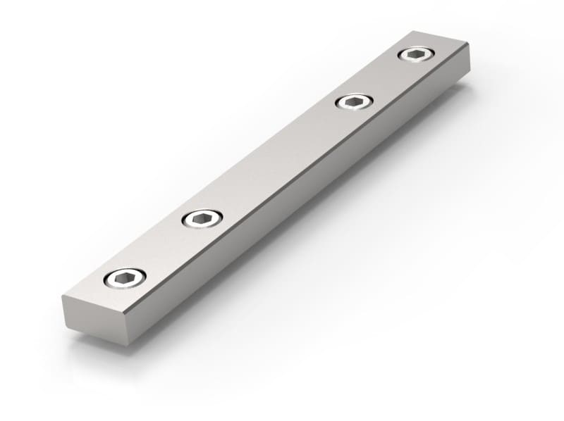 BARTHELME - Napoli 19 NP Nischenprofil Linienverbinder Aluminium gestrahlt 6x3x50 mm