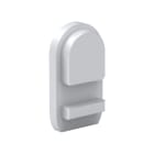 BARTHELME - Napoli 15 KP Kleiderbügelprofil Endkappe Aluminium gestrahlt 15x27x6 mm