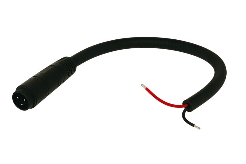 BARTHELME - Push-Pull Anschlussstecker 2polig für 1 Kanal (Mono) Olbia Leuchten, 15cm lang