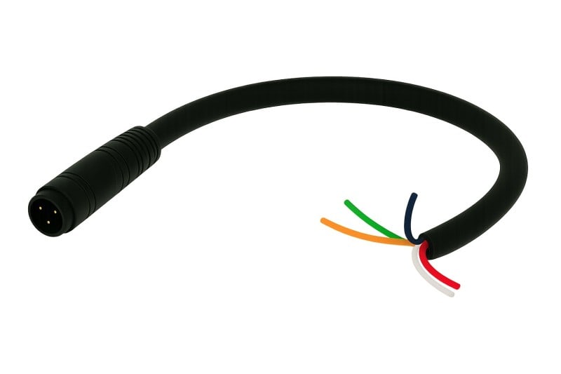 BARTHELME - Push-Pull Anschlussstecker 5polig für 4 Kanal (RGBW) Olbia Leuchten, 15cm lang