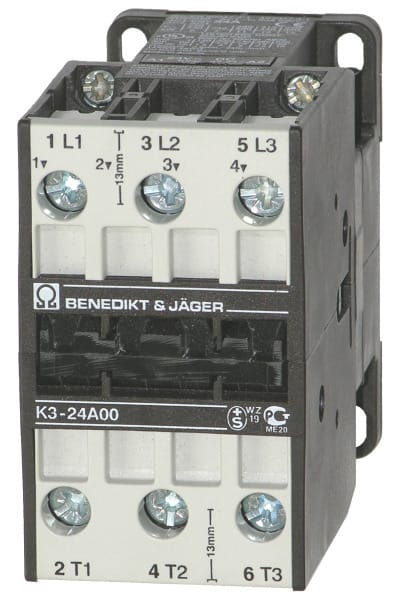 BENEDIKT&JAEGER - Schütz 18,5kW 3~400V 24V 50/60Hz