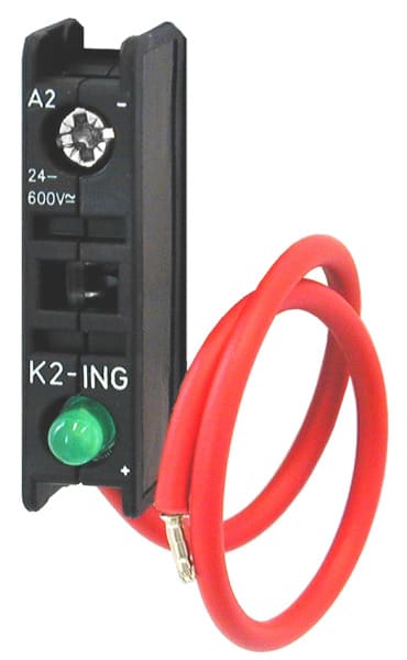 BENEDIKT&JAEGER - Spulenstromindikator grün 24-600V~= AC/DC K2-07 bis K2-60