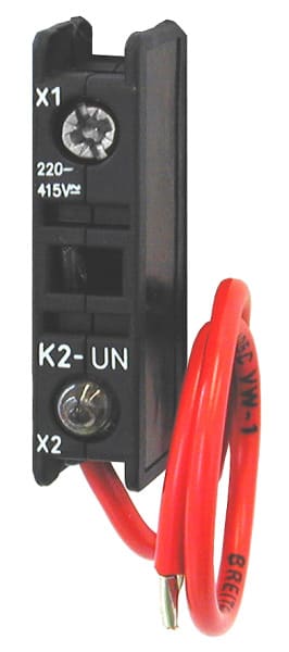 BENEDIKT&JAEGER - Spannungsindikator rot 24-110V~= für Schütz K2-07 bis K2-60
