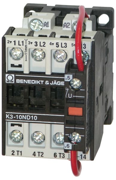 BENEDIKT&JAEGER - Schütz 4kW 3~400V 24V= DC