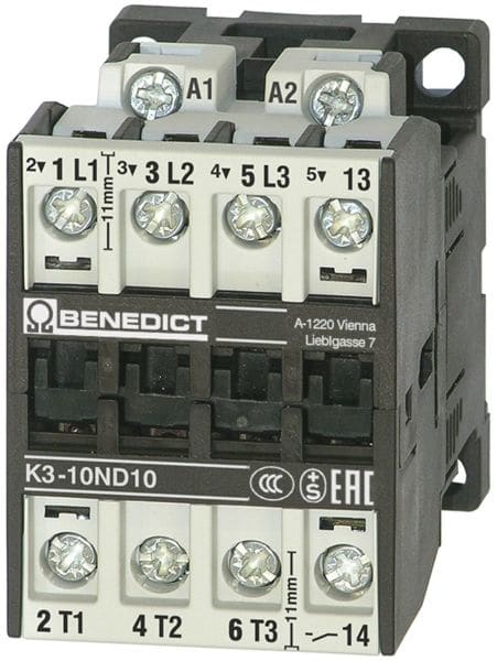 BENEDIKT&JAEGER - Schütz 5,5kW 3~400V