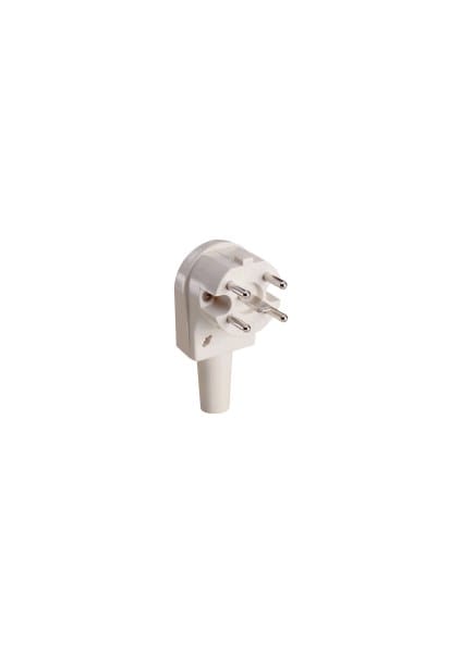 ABL-SURSUM - PERILEX Winkelstecker, 16 A, weiß