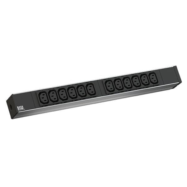 BACHMANN - 19'' 1HE 12xIEC Verriegelung Strom 2,0m CEE7/7
