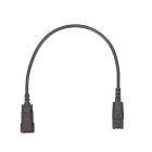 BACHMANN - Verlängerung H05VV-F 3G1,0mm² L: 0,5m sw C13/C14