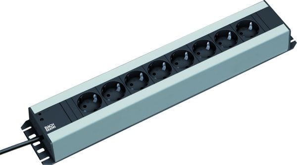 BACHMANN - Handwerkerleiste 8xCEE7/3 2,0m CEE7/7
