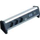 BACHMANN - DESK 3xCEE7/3 2xCAT6A 1xUSB