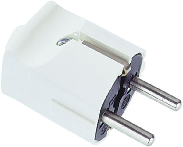 BACHMANN - Schutzkontaktstecker zentral, weiß