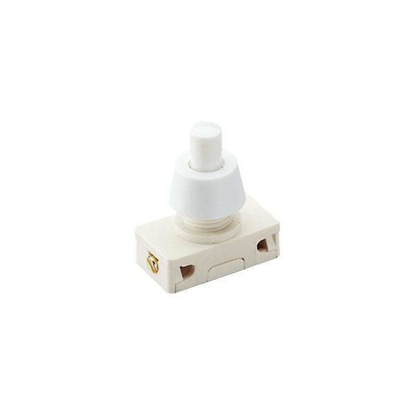 BACHMANN - Druckknopfschalter Serie 3030, Ausschalter, 1polig, weiß
