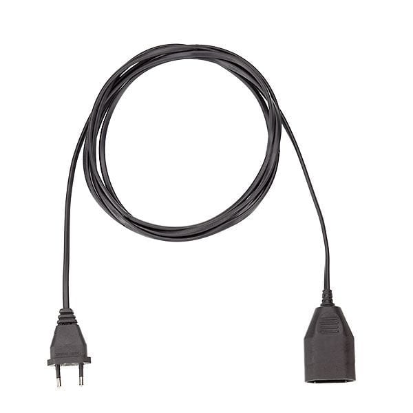 BACHMANN - Verlängerung H03VVH2-F 2x0,75mm² L:5,0m sw CEE7/16
