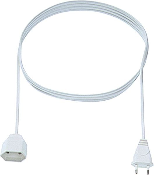 BACHMANN - Verlängerung H03VVH2-F 2x0,75mm² L:3,0m ws CEE7/16