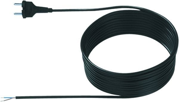 BACHMANN - Zuleitung H05VV-F 2x0,75 mm² L:6,3m sw AEH/CEE7/17