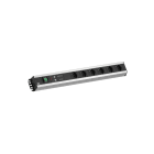 BACHMANN - Handwerkerleiste 6xCEE7/3 GVS 1xSchalter Strom 2,0m CEE7/7