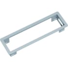BACHMANN - POWER FRAME Einbaurahmen 3fach weissaluminium RAL9006