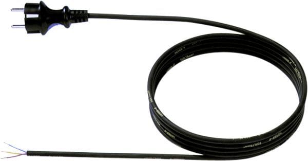 BACHMANN - Zuleitung H05RR-F 3G0,75 3,0m schwarz 32/AEH