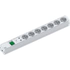 BACHMANN - 19'' 1,5HE 4xCEE7/3 1xSchalter 1xGVS Strom 2,0m CEE7/7