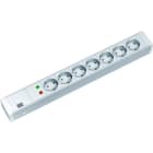 BACHMANN - 19'' 1,5HE 7xCEE7/3 ws 1xSPD Strom 2,0m CEE7/7