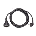 BACHMANN - Verlängerung H05VV-F 3G1,50mm² sw, 5,0m, 3-polig