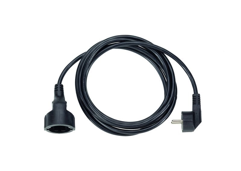 BACHMANN - Verlängerung H05VV-F 3G1,50mm² sw, 10m, 3-polig