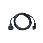 BACHMANN - Verlängerung H05VV-F 3G1,50mm² sw, 10m, 3-polig
