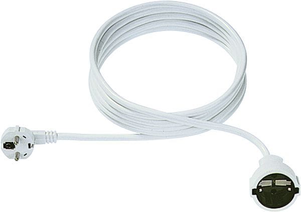 BACHMANN - Verlängerung H05VV-F3G1,5mm² L: 3,0m ws CEE7/7