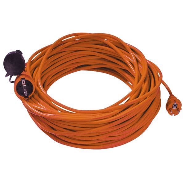 BACHMANN - Verlängerung H05VV-F3G1.5mm² 25m, orange