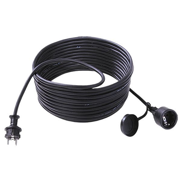BACHMANN - Verlängerung H07RN-F 3G1,50mm² sw, 10m, 3-fach