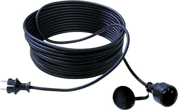 BACHMANN - Verlängerung H05RR-F 3G1,50mm² sw, 10m