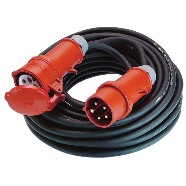 BACHMANN - Verlängerung H07RN-F 5G1,5mm² sw, 10m, CEE/16A rt