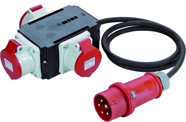 BACHMANN - CEE-Adapter 3xCEE 16A 1,5m CEE 16A