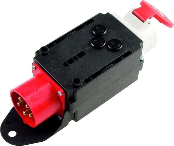 BACHMANN - CEE-Adapter 1xCEE 16A 3xFUSE 10A CEE 32A