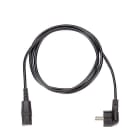 BACHMANN - Zuleitung H05VV-F 3G0.75 2,0m schwarz 30/35 C13
