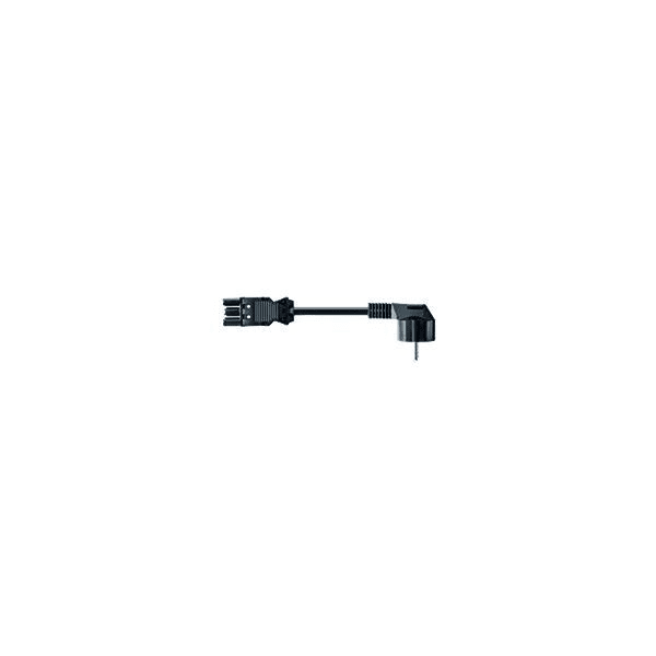 BACHMANN - Zuleitung H05VV-F 3G1,5mm² L: 2,0m sw GST18/CEE7/7