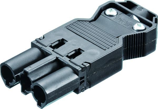 BACHMANN - Gerätestecker ISV schwarz